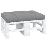 Vidaxl palletkussen 120x80x12 cm stof grijs
