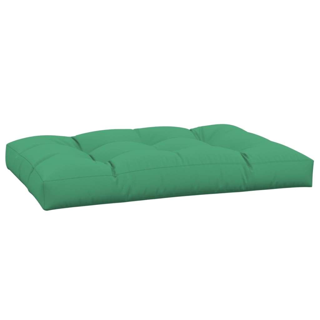 Vidaxl palletkussen 120x80x12 cm stof groen