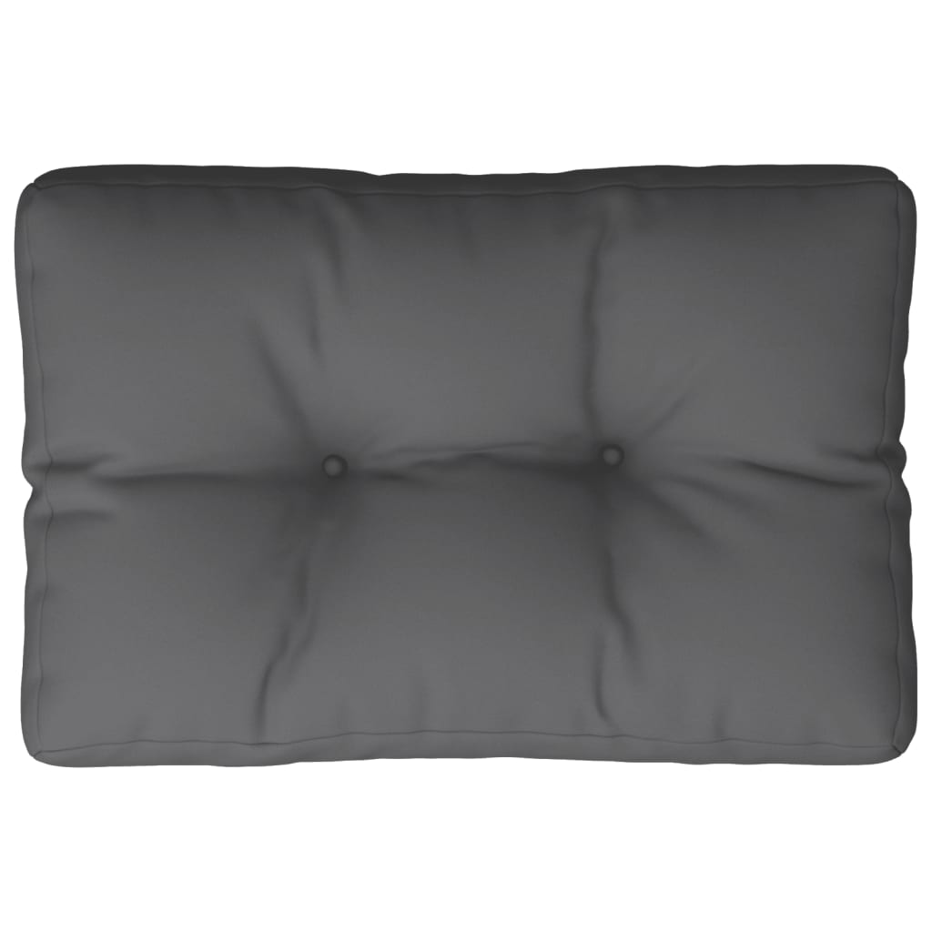 Vidaxl Pallet cushion 50x40x12 cm Fabric Anthracite -colored