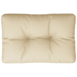 Vidaxl Pallet cushion 50x40x12 cm Fabric Beige