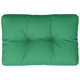 Vidaxl Pallet Cushion 50x40x12 cm de tela verde