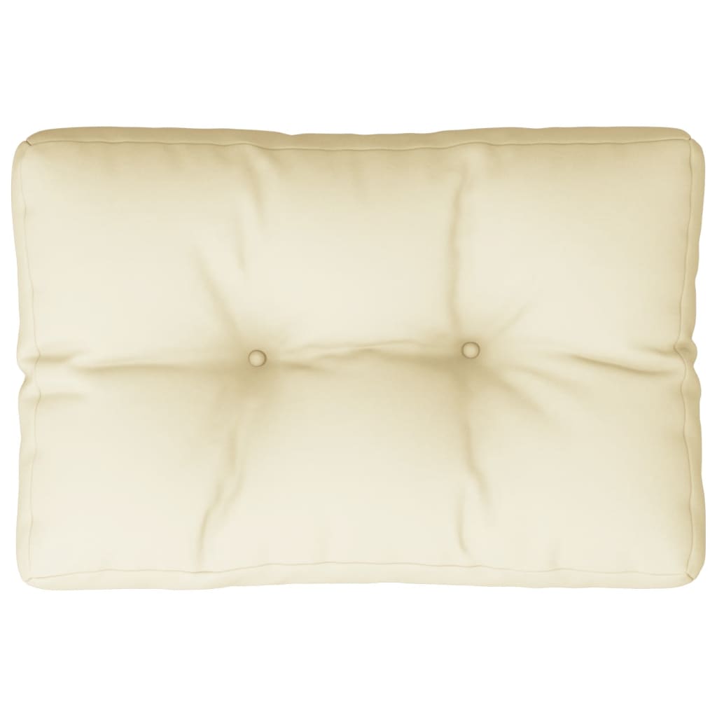 Vidaxl Palette Cushion 60x4111 cm Stoff Crème -Colored