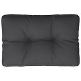 Vidaxl Pallet cushion 60x40x12 cm Fabric Black