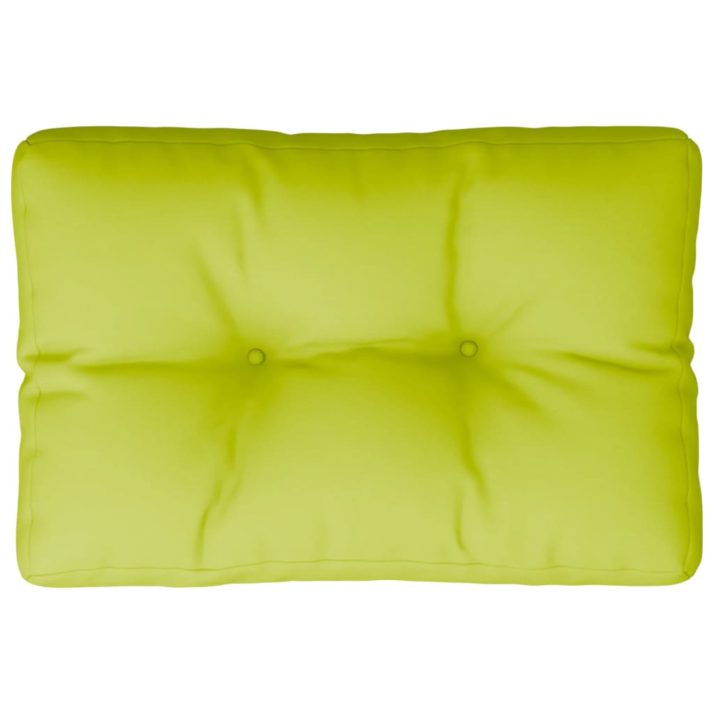 Vidaxl Pallet cushion 60x40x12 cm Fabric Clear green