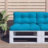 Vidaxl palletkussen 70x40x12 cm stof lichtblauw