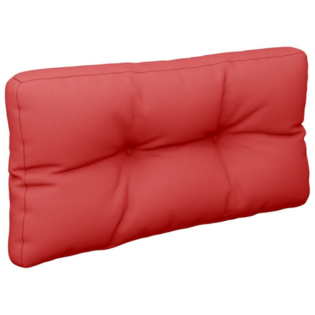 Vidaxl palletkussen 70x40x12 cm stof rood