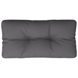 Vidaxl palletkussen 80x40x12 cm stof antracietkleurig