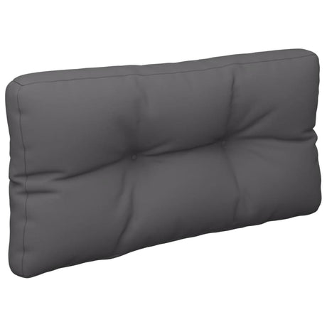Vidaxl palletkussen 80x40x12 cm stof antracietkleurig