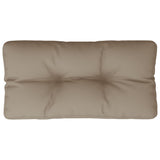 Vidaxl palletkussen 80x40x12 cm stof taupe