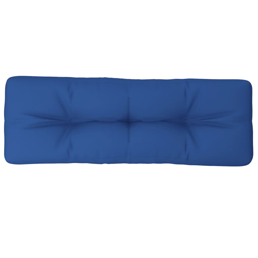 Vidaxl Pallet Cushion 120x40x12 CM Fabric King Blue