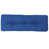 Vidaxl Pallet Cushion 120x40x12 CM Fabric King Blue