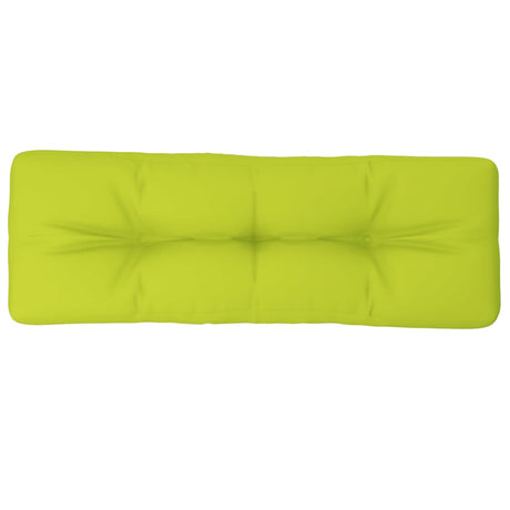 Vidaxl palletkussen 120x40x12 cm stof heldergroen