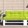 Vidaxl palletkussen 120x40x12 cm stof heldergroen