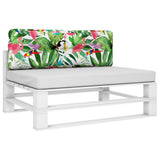 Vidaxl palletkussen 120x40x12 cm stof meerkleurig