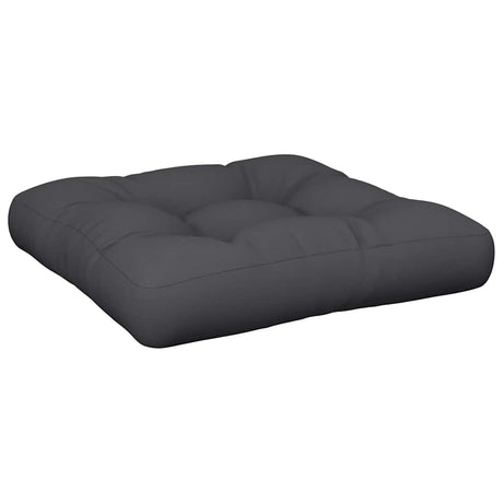 Vidaxl palletkussens 2 st stof zwart