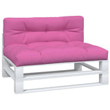 Vidaxl Pallet Cushions 2 St tessuto rosa