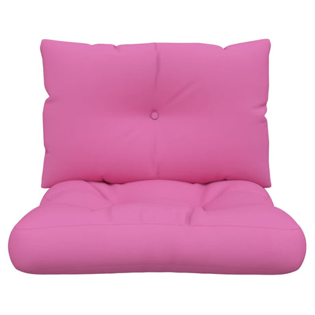 Vidaxl palletkussens 2 st oxford stof roze