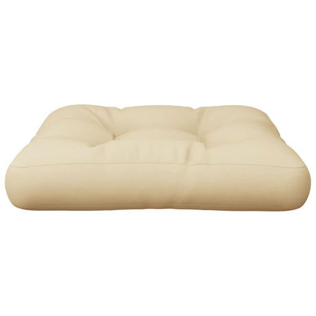 Vidaxl palletkussen 58x58x10 cm stof beige