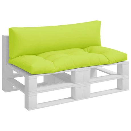 Vidaxl palletkussens 2 st stof felgroen