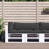 Vidaxl palletkussens 3 st stof zwart