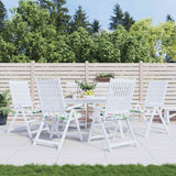 Vidaxl tuinstoelkussens 6 st 40x40x4 cm stof meerkleurig
