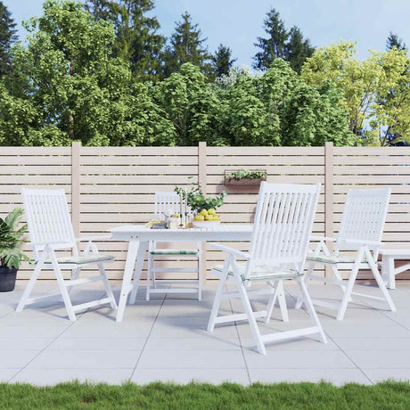 Vidaxl stoelkussens 4 st bladpatroon 40x40x3 cm stof