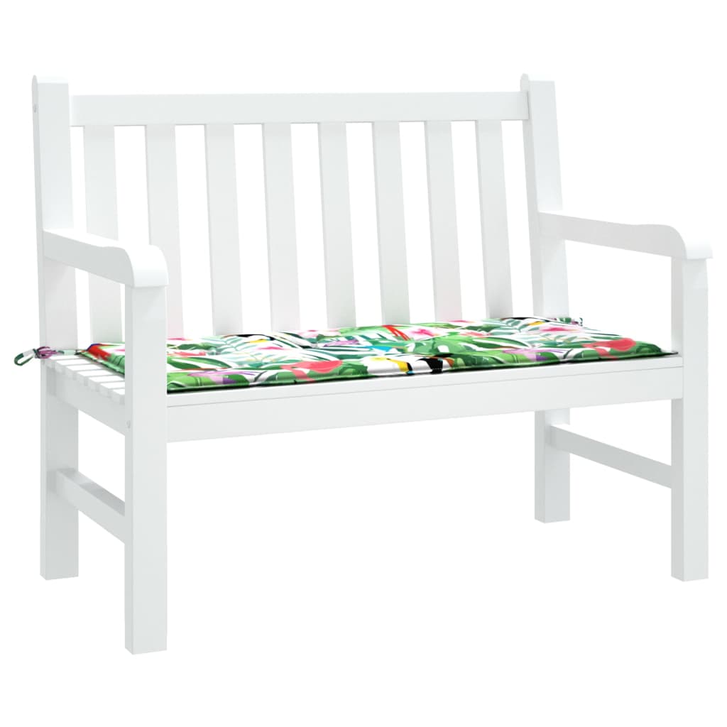 Vidaxl Garden Bench Cushion 100x50x3 CM Oxford Fabric Multi -färgad