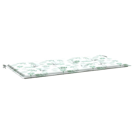 Vidaxl tuinbankkussen 100x50x3 cm oxford stof bladpatroon