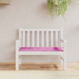 Vidaxl stoel pad effen roze 100 x 50 x 3 cm oxford stof