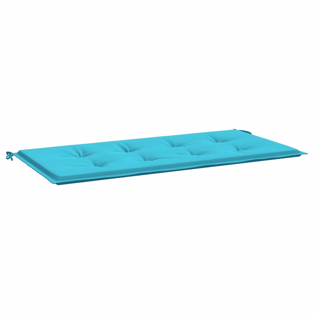 Vidaxl stoel pad effen turquoise 100 x 50 x 3 cm oxford stof
