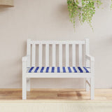 Vidaxl Garden Bench Poduszka w paski 120x50x3 cm Oxford Fabric White and Blue