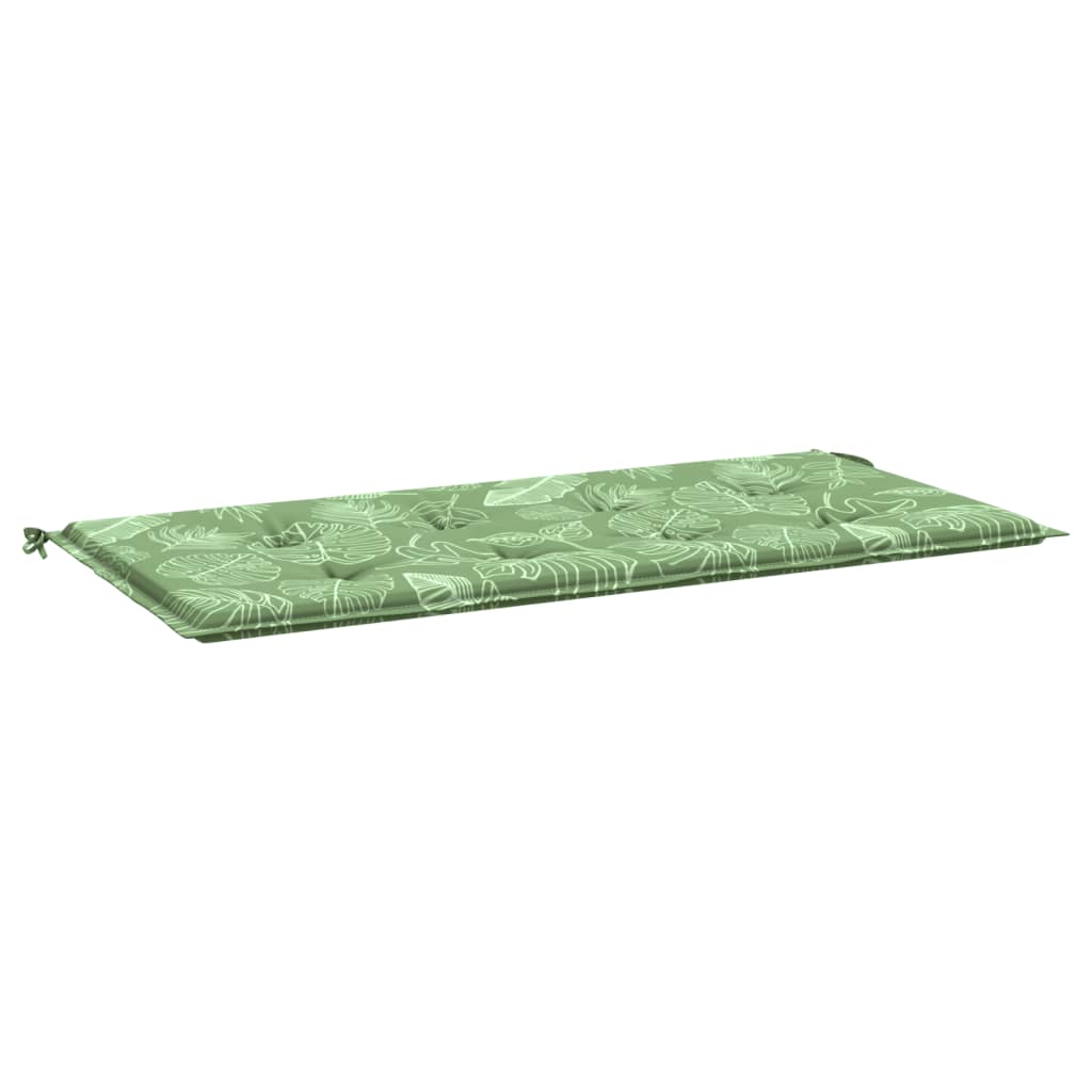 Vidaxl Garden Bench Cushion 120x50x3 cm Oxford stoffbladmønster