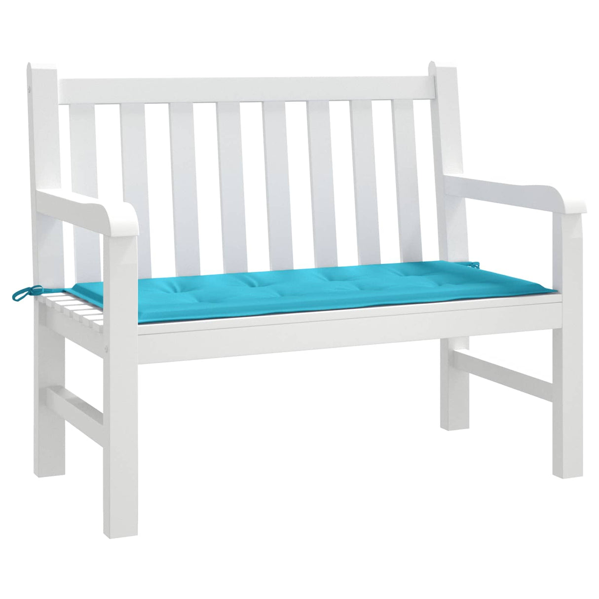 Vidaxl bankkussen effen turquoise 120 x 50 x 3 cm oxford stof