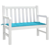 Vidaxl bankkussen effen turquoise 120 x 50 x 3 cm oxford stof