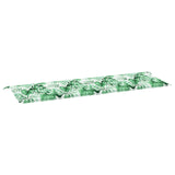 Vidaxl bankkussen blad bladpatroon 150 x 50 x 3 cm oxford stof