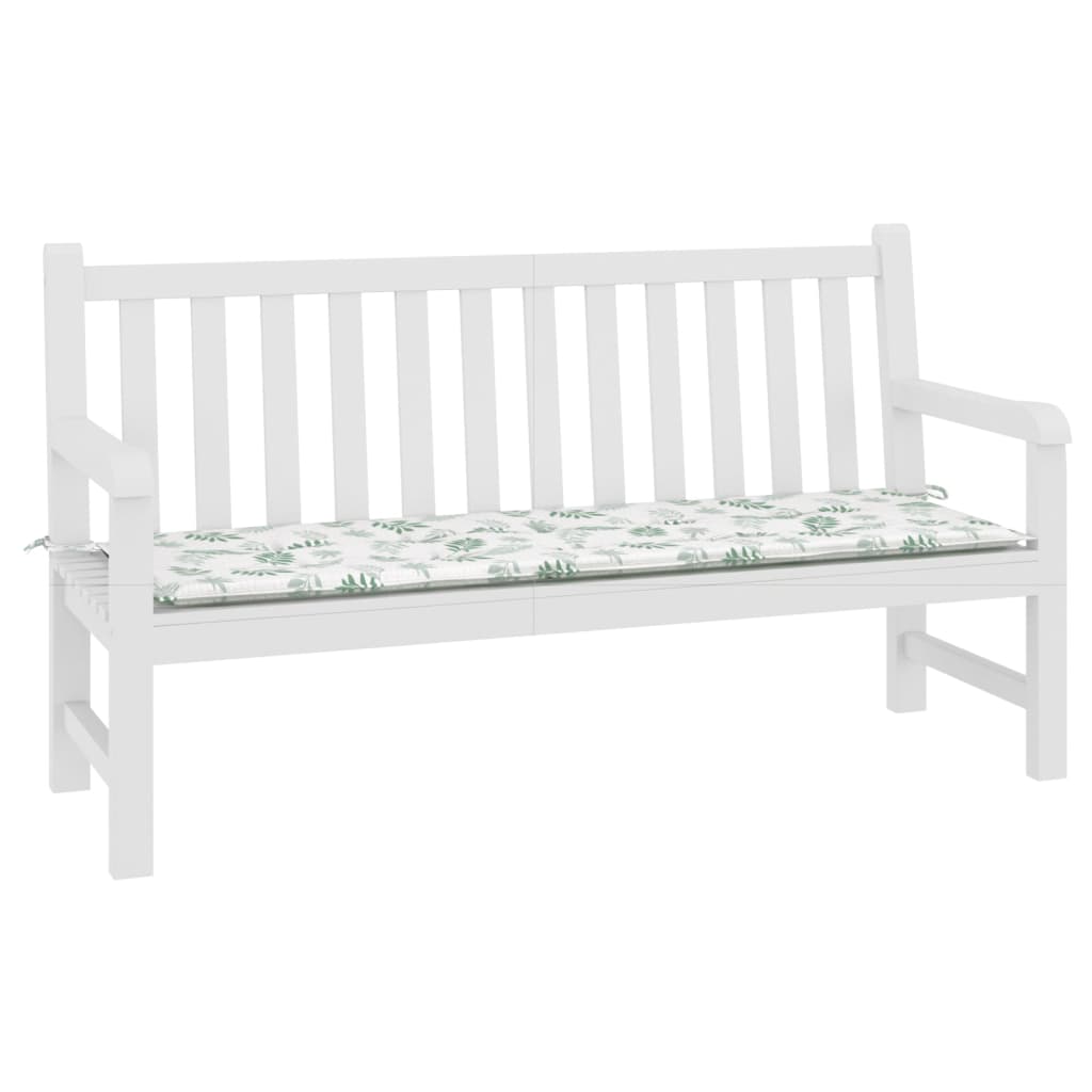 Vidaxl Garden Bench Pushion 150x50x3 cm Oxford stofbladmønster