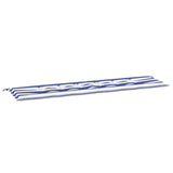 Vidaxl bankkussen gestreept zwart ruit 150 x 50 x 3 cm oxford stof