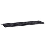 Vidaxl bankkussen geruit zwart ruit 150 x 50 x 3 cm oxford stof