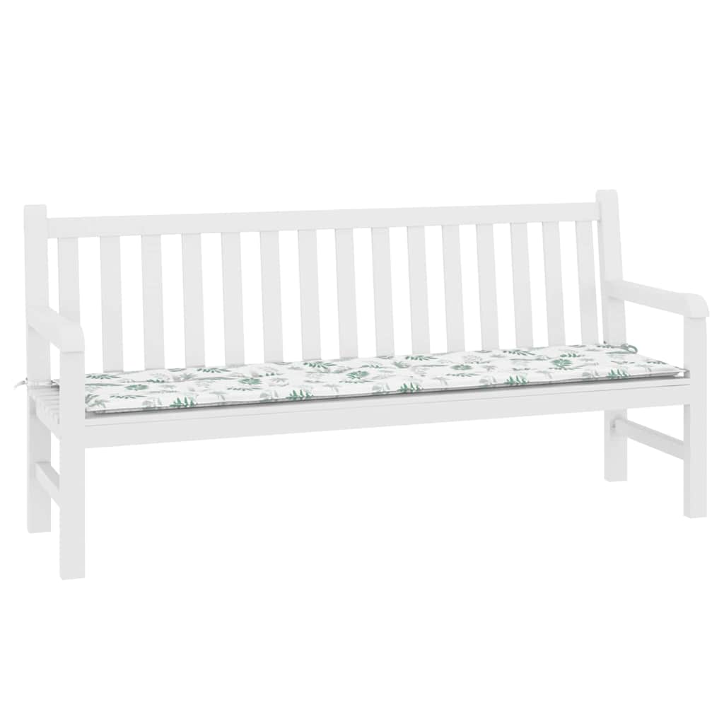 Vidaxl bankkussen blad bladontwerp 150 x 50 x 3 cm oxford stof