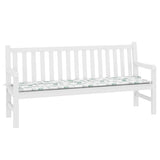 Vidaxl bankkussen blad bladontwerp 150 x 50 x 3 cm oxford stof