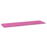 Vidaxl bankkussen effen roze 150 x 50 x 3 cm oxford stof
