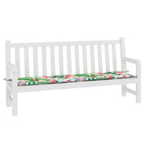 Vidaxl Garden Bench poduszka 200x50x3 cm tkanina wielokwajna