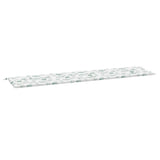 Vidaxl tuinbankkussen bladpatroon 200x50x4 cm stof