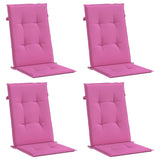 Vidaxl Chair cushions 4 sted back dust pink