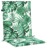 Vidaxl rugkussens blad 2 pcs bladpatroon 100 x 50 x 3 cm oxford stof
