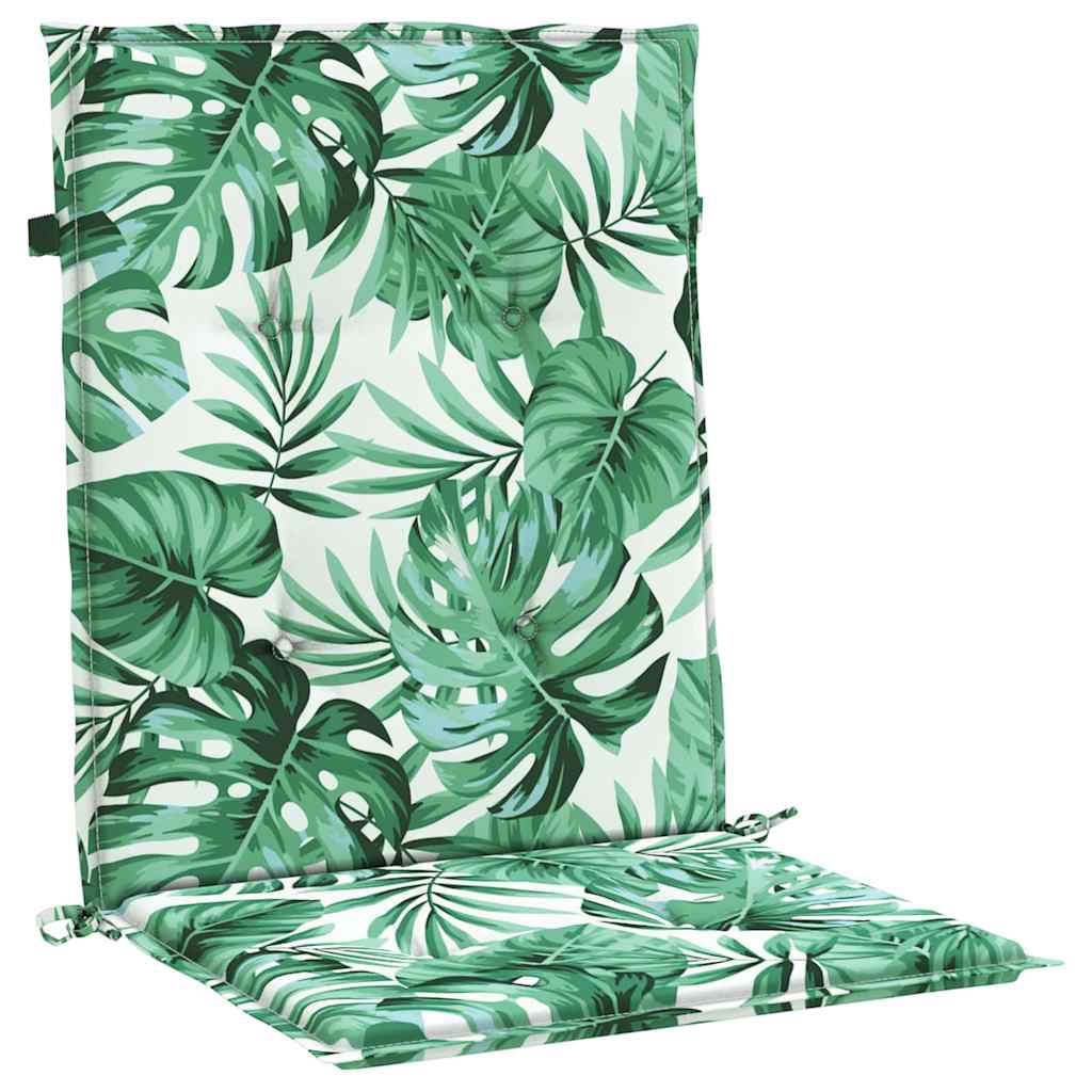 Vidaxl rugkussens blad 6 pcs bladpatroon 100 x 50 x 3 cm oxford stof