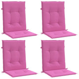 Vidaxl Stull Këssen 4 PCs niddereg Back Stëbs Pink