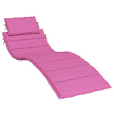 Vidaxl ligbedkussen oxford stof roze