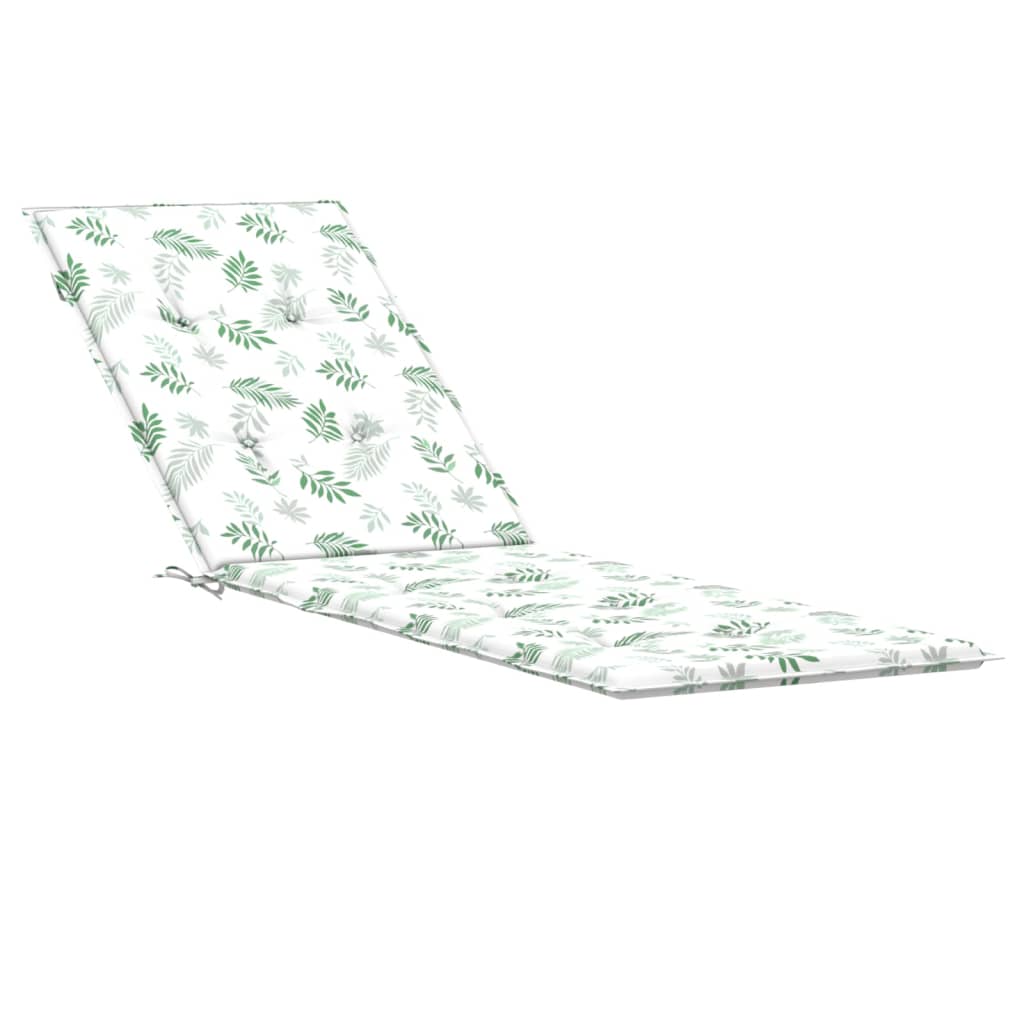 Vidaxl Patio Chair Cushion Leaf Pattern Oxford Stoff