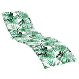 Vidaxl loungekussen blad bladpatroon 200 x 70 x 3 cm oxford stof